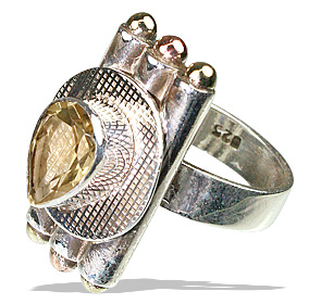 SKU 12145 - a Citrine rings Jewelry Design image