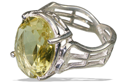 SKU 12147 - a Lemon quartz rings Jewelry Design image