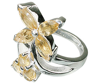 SKU 12200 - a Citrine rings Jewelry Design image