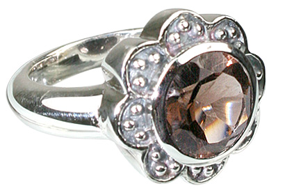 SKU 12217 - a Smoky Quartz rings Jewelry Design image