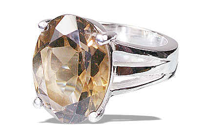 SKU 12219 - a Smoky Quartz rings Jewelry Design image