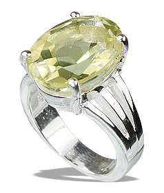 SKU 12222 - a Lemon quartz rings Jewelry Design image