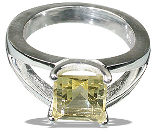 SKU 12230 - a Lemon quartz rings Jewelry Design image