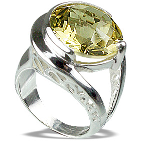 SKU 12283 - a Lemon quartz rings Jewelry Design image