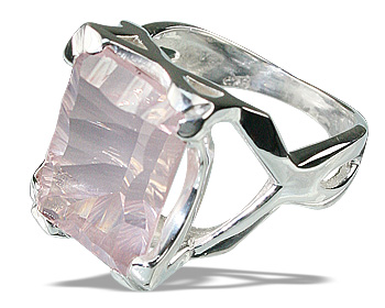 SKU 12287 - a Rose quartz rings Jewelry Design image