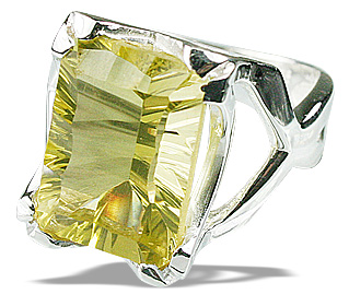 SKU 12288 - a Lemon quartz rings Jewelry Design image