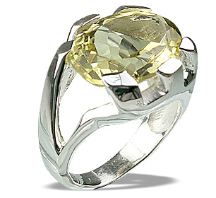 SKU 12292 - a Lemon quartz rings Jewelry Design image