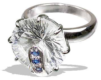 SKU 12296 - a Crystal rings Jewelry Design image