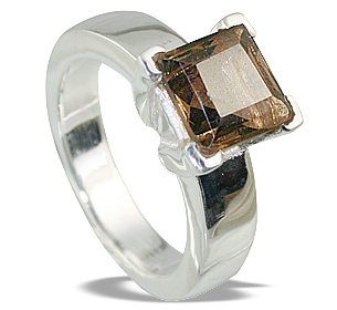 SKU 12309 - a Smoky Quartz rings Jewelry Design image