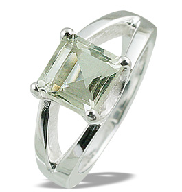 SKU 12310 - a Green Amethyst rings Jewelry Design image