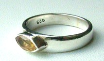 SKU 1234 - a Citrine Rings Jewelry Design image