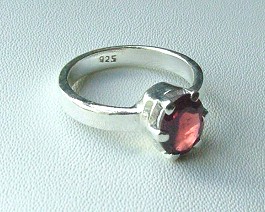 SKU 1236 - a Garnet Rings Jewelry Design image