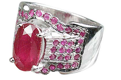 SKU 12432 - a Ruby rings Jewelry Design image