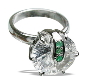 SKU 12434 - a Crystal rings Jewelry Design image