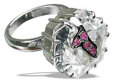 SKU 12435 - a Crystal rings Jewelry Design image