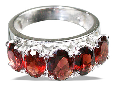 SKU 12436 - a Garnet rings Jewelry Design image