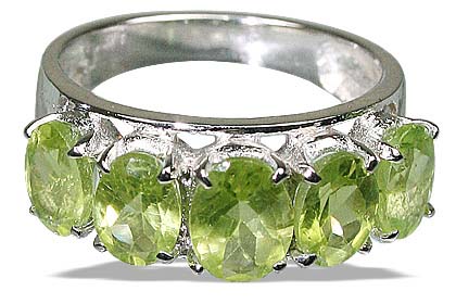 SKU 12437 - a Peridot rings Jewelry Design image
