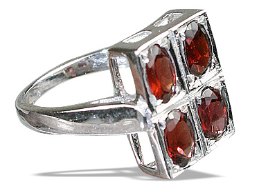 SKU 12441 - a Garnet rings Jewelry Design image
