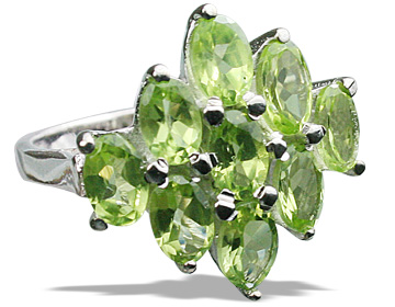 SKU 12442 - a Peridot rings Jewelry Design image