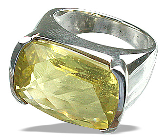 SKU 12456 - a Lemon quartz rings Jewelry Design image