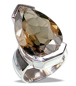 SKU 12463 - a Smoky Quartz rings Jewelry Design image