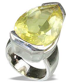 SKU 12464 - a Lemon quartz rings Jewelry Design image