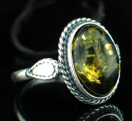 SKU 12511 - a Amber rings Jewelry Design image