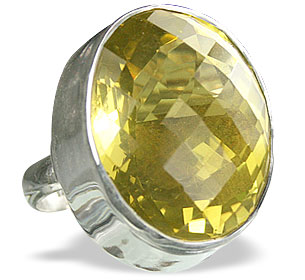 SKU 1283 - a Lemon Quartz Rings Jewelry Design image