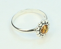 SKU 12873 - a Amber rings Jewelry Design image