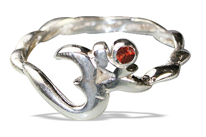 SKU 12874 - a Garnet rings Jewelry Design image