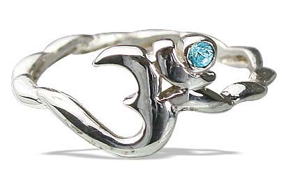 SKU 12875 - a Blue topaz rings Jewelry Design image