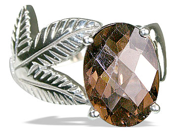 SKU 12963 - a Smoky Quartz rings Jewelry Design image
