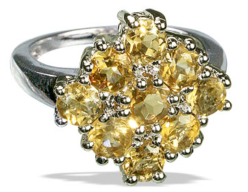 SKU 12983 - a Citrine rings Jewelry Design image
