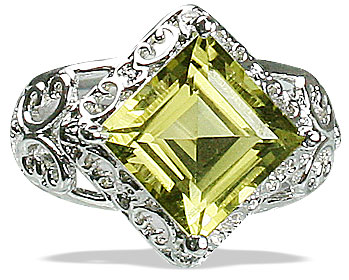 SKU 12984 - a Lemon quartz rings Jewelry Design image