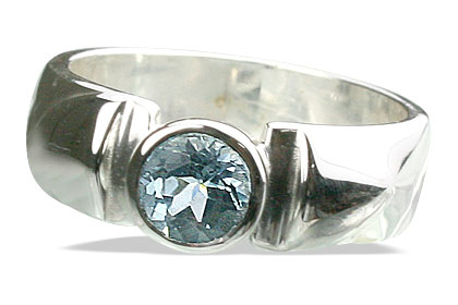 SKU 13052 - a Blue topaz rings Jewelry Design image