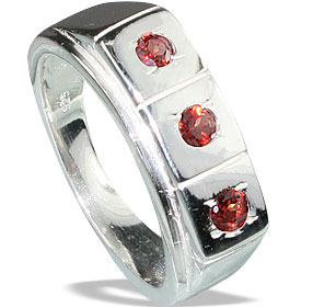 SKU 13055 - a Garnet rings Jewelry Design image