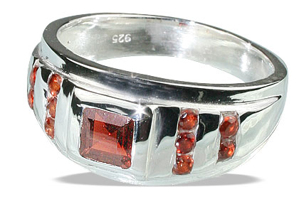 SKU 13060 - a Garnet rings Jewelry Design image