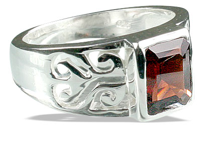SKU 13104 - a Garnet rings Jewelry Design image