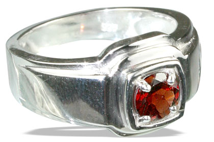 SKU 13138 - a Garnet rings Jewelry Design image