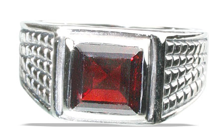 SKU 13143 - a Garnet rings Jewelry Design image