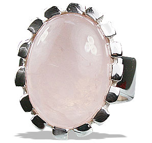 SKU 13237 - a Rose quartz rings Jewelry Design image