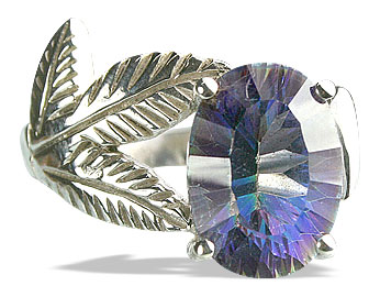 SKU 13341 - a Mystic Quartz rings Jewelry Design image