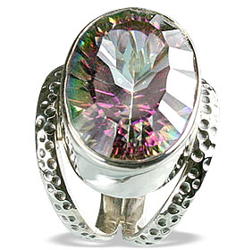 SKU 13344 - a Mystic Quartz rings Jewelry Design image