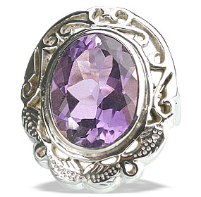 SKU 13347 - a Amethyst rings Jewelry Design image