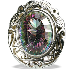 SKU 13351 - a Mystic Quartz rings Jewelry Design image
