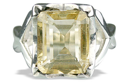 SKU 13594 - a Lemon quartz rings Jewelry Design image