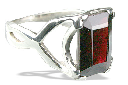 SKU 13595 - a Garnet rings Jewelry Design image