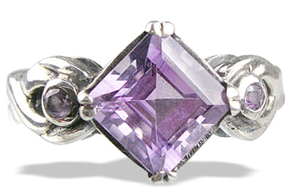 SKU 13603 - a Amethyst rings Jewelry Design image