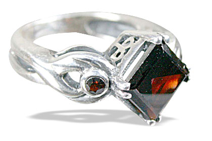 SKU 13604 - a Garnet rings Jewelry Design image