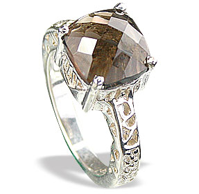SKU 13693 - a Smoky Quartz rings Jewelry Design image